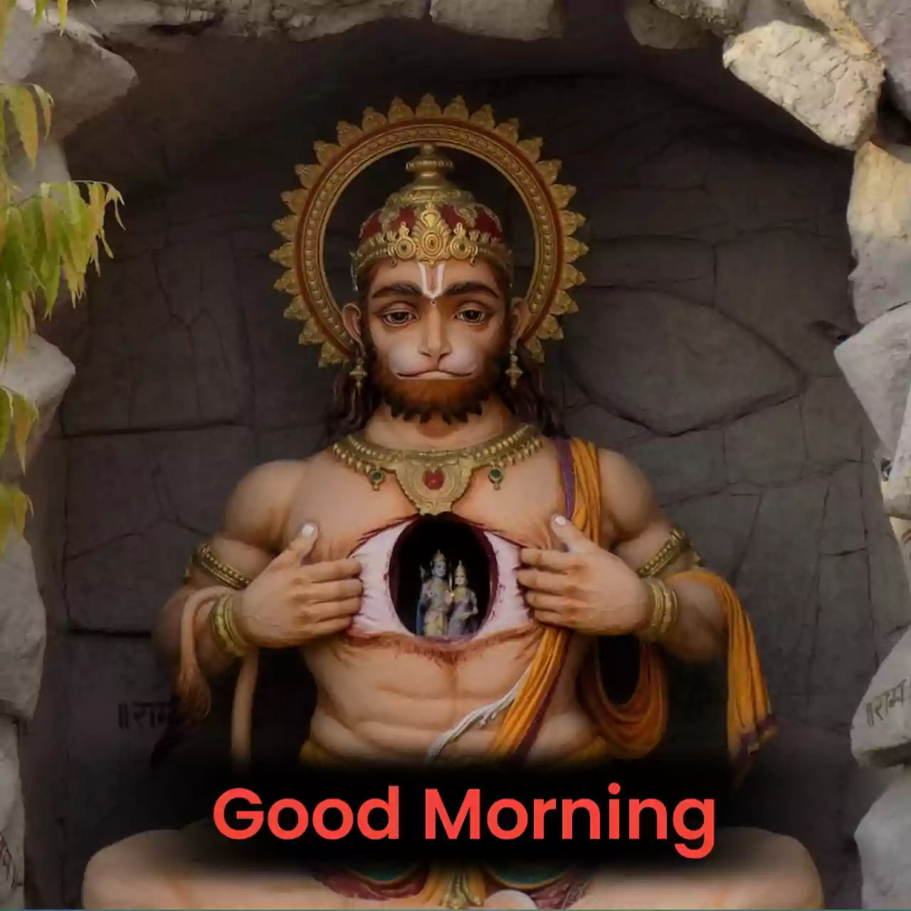 Nice Good Morning Hanuman Image